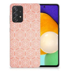 Samsung Galaxy A52 (5G/4G) TPU bumper Pattern Orange