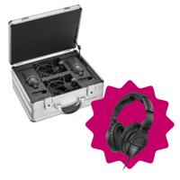 Neumann TLM 103 MT Stereo set condensatormicrofoon met Sennheiser HD 280 koptelefoon