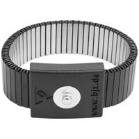 BJZ A-64118 Metalen ESD-armband Zwart - thumbnail