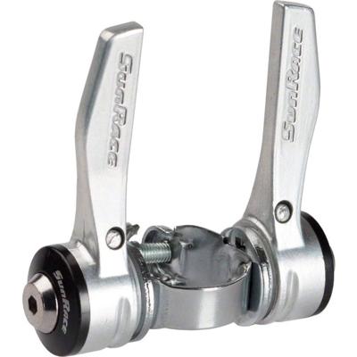 buisshifters SLR30 7SP / R7 28,6 mm aluminium zilver