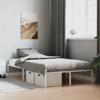 Bedframe metaal wit 120x200 cm Bedframe metaal wit 120x200 cm