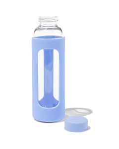 HEMA Waterfles 450ml Borosilicaat Glas (lavendel)