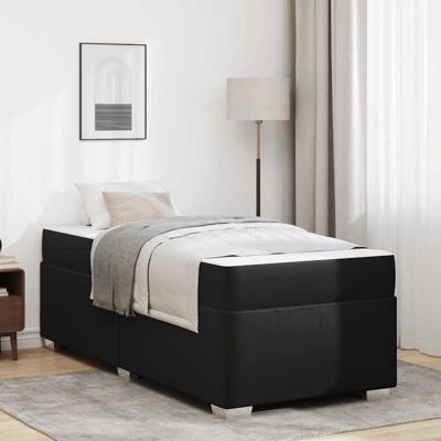 Bedframe Zwart 100 x 200 cm Kunstleer