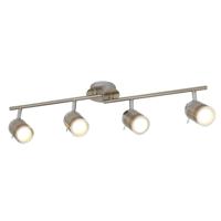 Searchlight RVS opbouwspotSamson 4-lichts - 6604SS