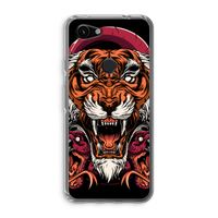 Tiger and Rattlesnakes: Google Pixel 3a Transparant Hoesje