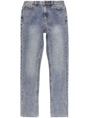 Ksubi jean droit à taille mi-haute - Bleu