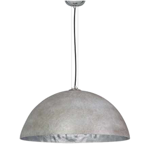 Mezzo tondo beton zilver 70cm hanglamp
