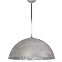 Mezzo tondo beton zilver 70cm hanglamp