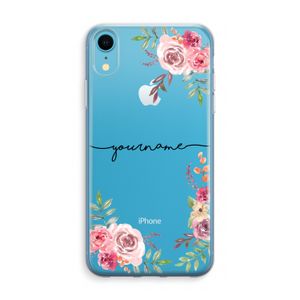 Rozen: iPhone XR Transparant Hoesje