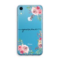 Rozen: iPhone XR Transparant Hoesje