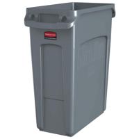 Afvalbak rubbermaid slim jim vt 60l grijs