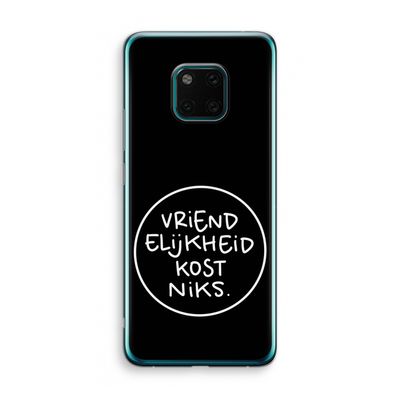 Vriendelijkheid: Huawei Mate 20 Pro Transparant Hoesje