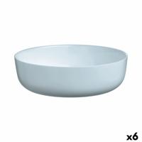 Saladekom Luminarc Diwali Paradise Blauw Glas 22 cm (6 Stuks)