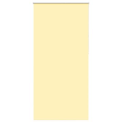 Rolgordijn verduisterend 90x230 cm stofbreedte 85,7cm geel