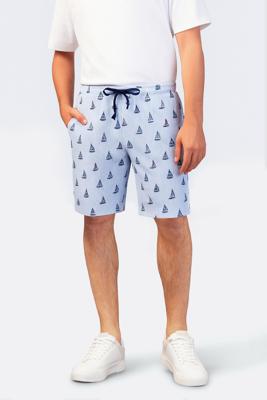 Hajo heren pyjamashort zeilboot