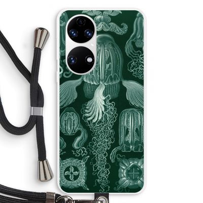Haeckel Cubomedusae: Huawei P50 Transparant Hoesje met koord