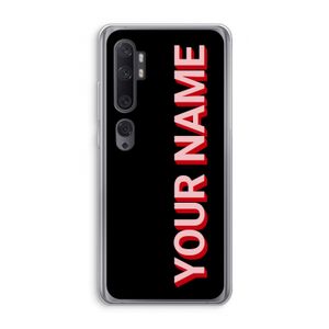 Namecase: Xiaomi Mi Note 10 Transparant Hoesje