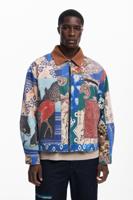 Patchwork-jas - WHITE - L