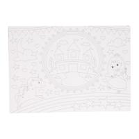 Wins Holland Placemat kleurboek - eenhoorn
