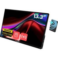 Verbatim Touchscreen monitor Energielabel: A (A - G) 33.8 cm (13.3 inch) 16:10 6 ms