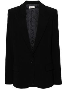 Zadig&Voltaire blazer Voyage à simple boutonnage - Noir