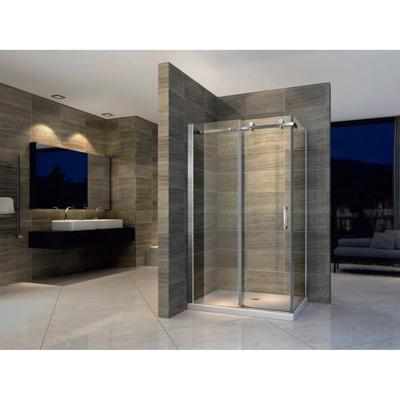 Douchecabine Aloni 90x120x195 cm | 1 Schuifdeur | Helder glas | Chroom