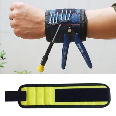1680D Oxford doek Pocket magnetische armband opbergvakken tool (geel)