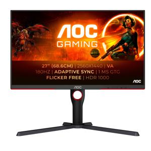 AOC G3 Q27G3XMN/BK computer monitor 68,6 cm (27") 2560 x 1440 Pixels 2K Ultra HD LED Zwart