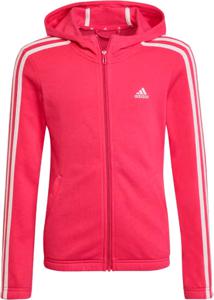 adidas Essentials 3 Stripes Hoodie Vest Meisjes Roze maat 152