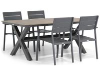 Lifestyle Stella/Forest 180 cm dining tuinset 5-delig - thumbnail