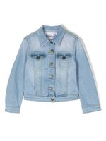 DONDUP KIDS veste en jean à effet délavé - Bleu - thumbnail