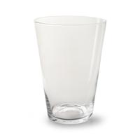 Bloemenvaas Nina - helder transparant - glas - D20 x H28 cm - klassieke vorm vaas