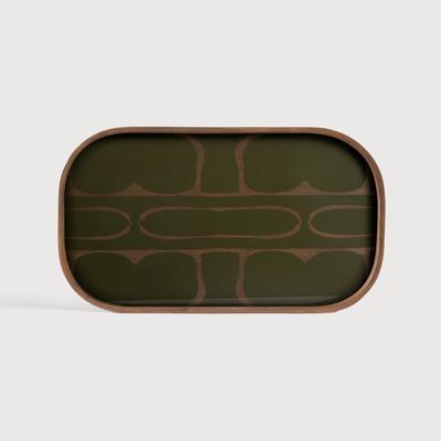 Ethnicraft Dienblad 'Second Nature' 42 x 24cm, kleur Moss