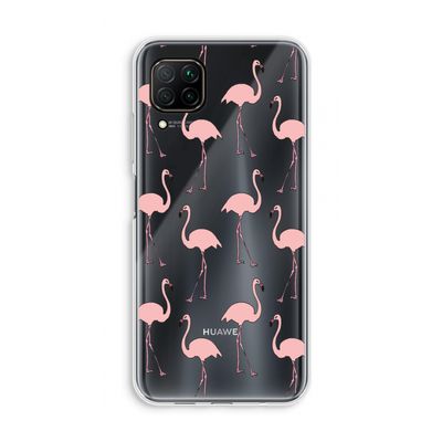 Anything Flamingoes: Huawei P40 Lite Transparant Hoesje