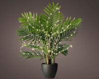 microled plant bo l80 cm zilver/wit kerstverlichting - Lumineo microled plant bo l80 cm zilver/wit kerstverlichting - Lumineo