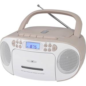 Reflexion RCR2260PK Radio/CD-speler VHF (FM) AUX, CD, Cassette Pink, Wit