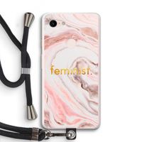 Feminist: Pixel 3 XL Transparant Hoesje met koord