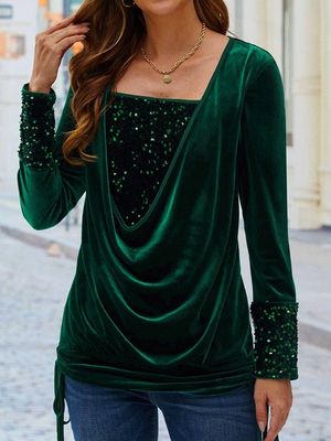 Square Neck Party Top tunic
