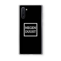 Negenduust black: Samsung Galaxy Note 10 Transparant Hoesje