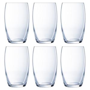 Luminarc Drinkglazen Versailles - 12x stuks - glas - 375 ml - Waterglazen/sapglazen