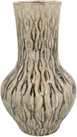 Daan Kromhout Design vaas aardewerk inga boa 23x39cm green