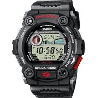 Horlogeband Casio G7900 / G7900-1ER Kunststof/Plastic Zwart 16mm