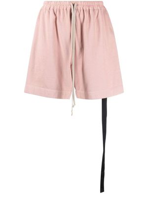 Rick Owens DRKSHDW short à lien de resserrage - Rose