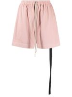 Rick Owens DRKSHDW short à lien de resserrage - Rose - thumbnail