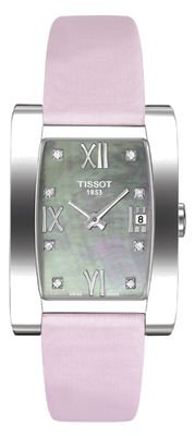 Horlogeband Tissot T0073091612600 / T603025352 Kunststof/Plastic Roze 15mm