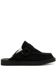 Suicoke mocassins Lemi en daim - Noir