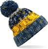 Beechfield CB486 Corkscrew Pom Pom Beanie - Morning Frost - One Size