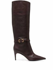 Sergio Rossi bottes Sr Mini Prince 80 mm - Marron