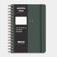 Luxe A5 Agenda 2026 Donkergroen