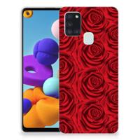Samsung Galaxy A21s | TPU Case | Red Roses